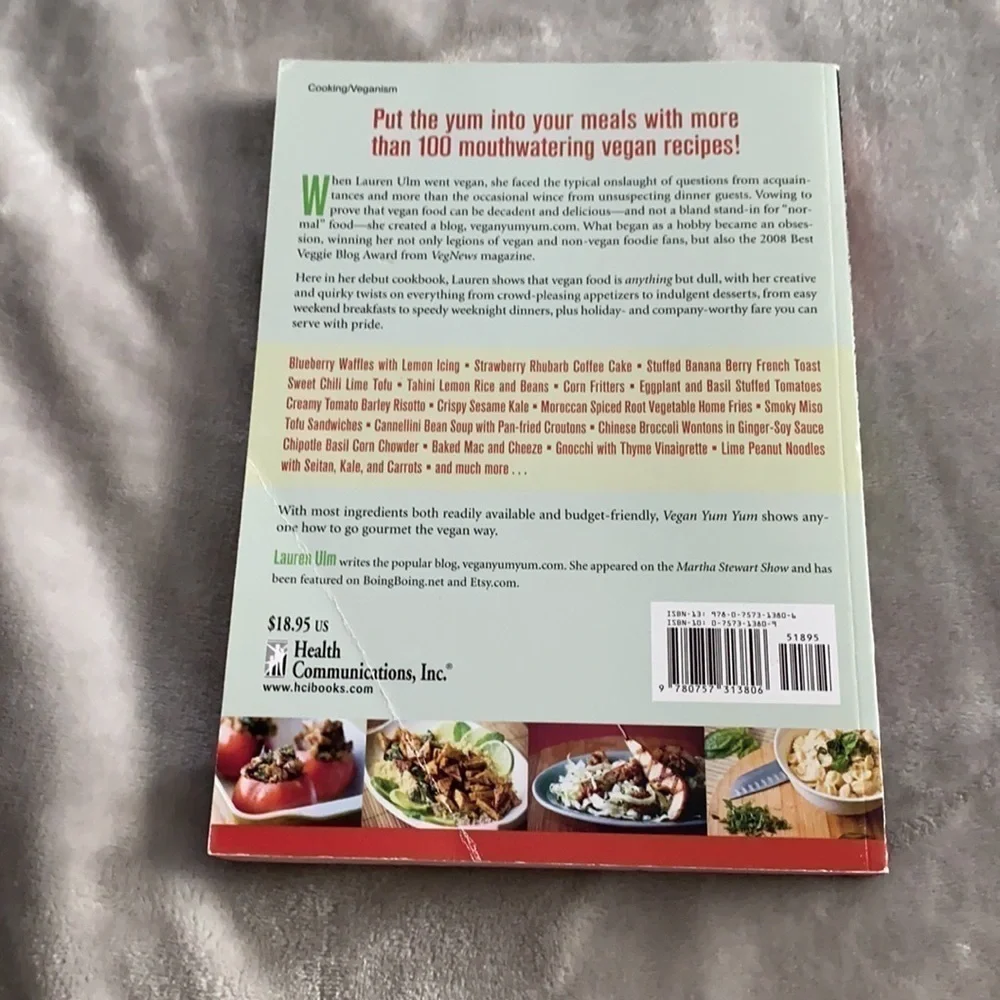 2 for $28 books, Vegan Yum Yum cookbook. Plant-based
